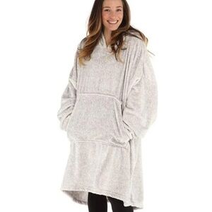 🥑The Comfy Original Oversized Sherpa Blanket Sweatshirt Hoodie Ivory